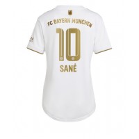 Bayern Munich Leroy Sane #10 Fotballklær Bortedrakt Dame 2022-23 Kortermet
